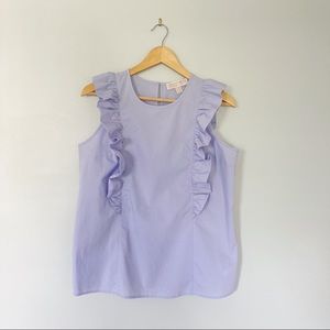 MICHAEL Michael Kors Purple Ruffle Blouse